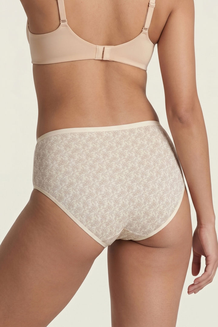Zivame Medium Rise Full Coverage Hipster Panty (Pack of 3) - Multicolor — image 4